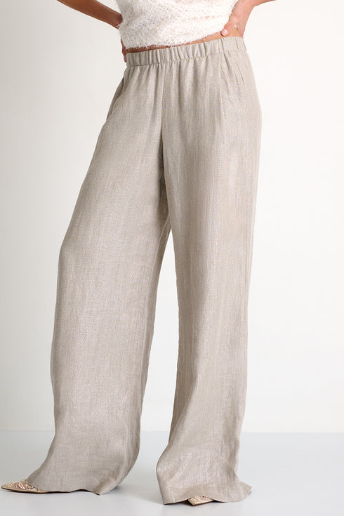 Shan Lina Sparkly Linen Pants - 52626-52-110