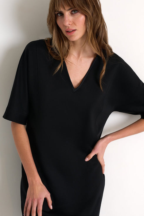 3D Jersey Dress - 52627-65-800 02 / 800 Black