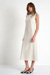 Shan Sofia 3D Jersey Sleeveless Midi Dress