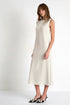 Shan Sofia 3D Jersey Sleeveless Midi Dress