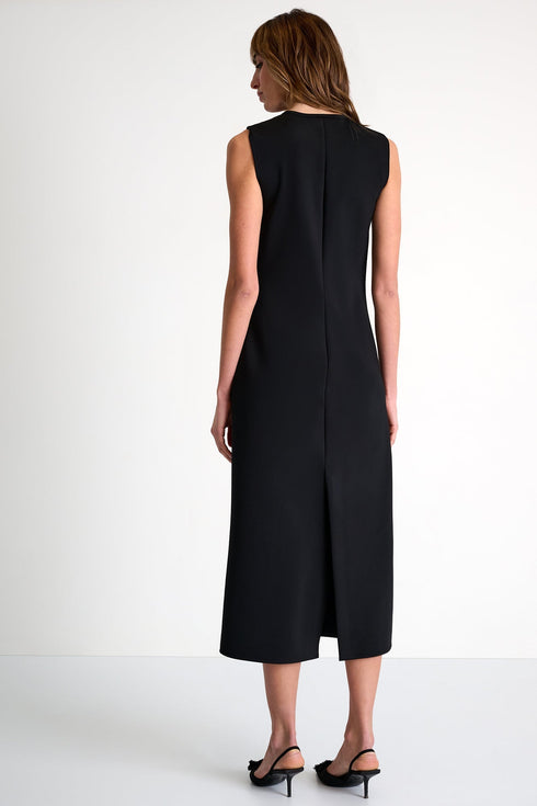 3D Jersey Sleeveless Midi Dress - 52627-71-800 02 / 800 Black