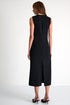 3D Jersey Sleeveless Midi Dress - 52627-71-800 02 / 800 Black