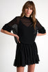 Ruffled Chiffon Mini Skirt - 52632-45-800 1 / 800 Black