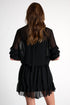 Ruffled Chiffon Mini Skirt - 52632-45-800 1 / 800 Black