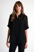 Semi-Sheer Gauze Blouse - 52633-83-800 02 / 800 Black