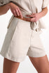 Shan Lina Linen & Lycra Blend Shorts - 52636-54-110