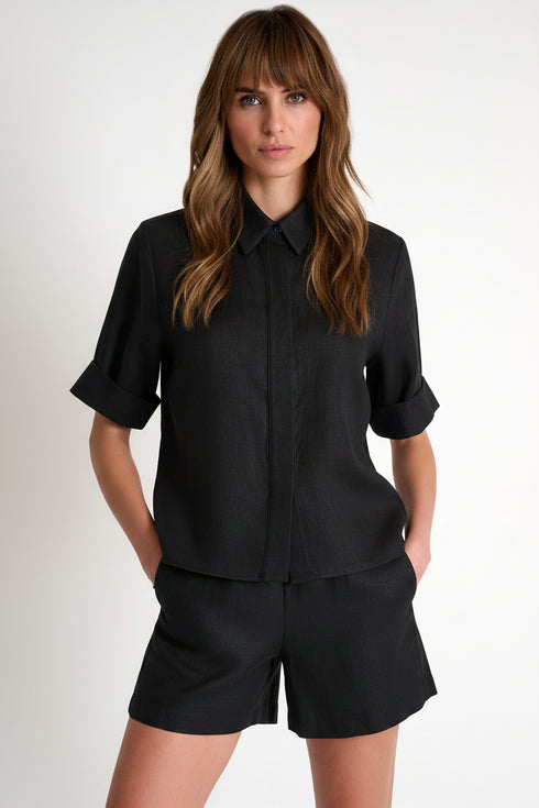 Shan Lina Linen Blouse