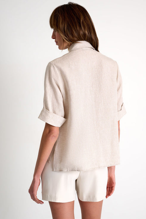 Linen Blouse - 52636-83-110 02 / 110 Beige