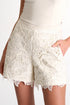 Shan Naomi Floral Guipure Lace Shorts - 52643-54-110