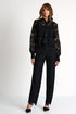 Floral Guipure Lace Pants - 52643-59-800 02 / 800 Black