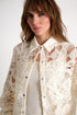 Floral Guipure Lace Blouse - 52643-81-110 02 / 110 Beige