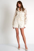 Floral Guipure Lace Blouse - 52643-81-110 02 / 110 Beige