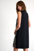 Embroidered Sequin Mini Dress - 52645-77-802 02 / 802 Black/Beige