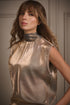 Shan Olivia Organza sleeveless blouse