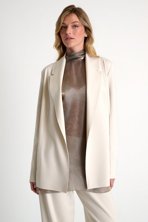 Shan Olivia Organza sleeveless blouse