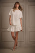 Shan Olivia Soft Twill Flounce Skirt