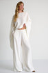 Shan Olivia Soft Twill Wide-Leg Pants