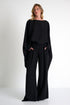 Shan Olivia Soft Twill Wide-Leg Pants