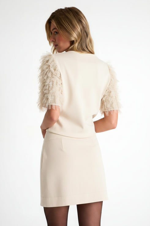 Shan Sofia Mini 3D Jersey Skirt