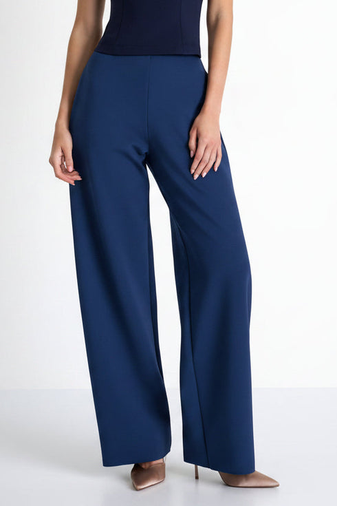 Shan Sofia Wide-leg 3D jersey pants