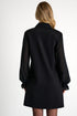 Shan Sofia Crinkled Voile Sleeved Dress
