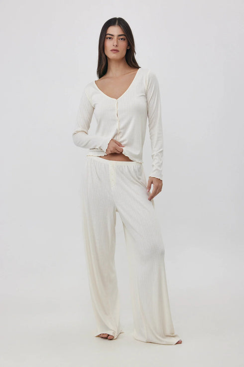 Gottex Beach Life Daydream Pointelle Loungewear Boxer Pants