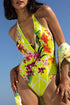 Lise Charmel B93 Fleurs Splendeur Plunging Back Swimsuit
