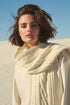 Shan Margot Textured wool scarf