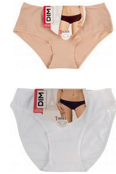 DIM Coton Stretch Brief 2-pack