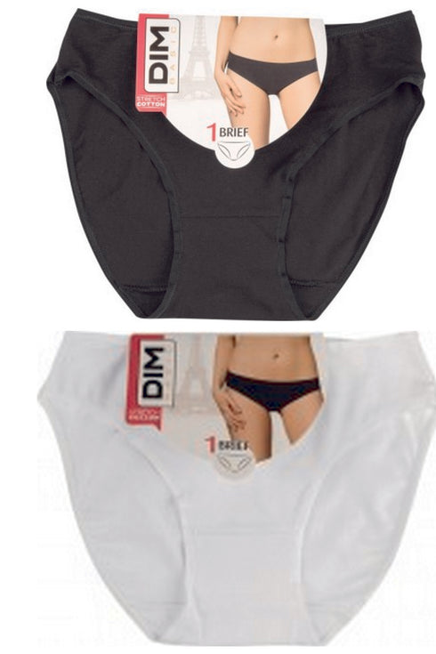 DIM Coton Stretch Brief 2-pack