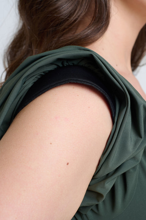 Gottex Modest one-piece swimsuit with puffed sleeves