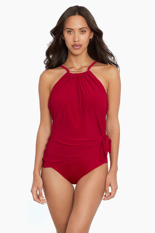 MagicSuit Solids Solid Parker Swimdress