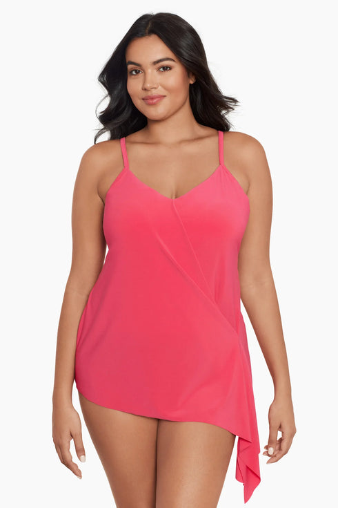 MagicSuit Solids Plus Size Alex Tankini Tops