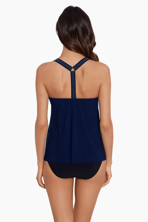MagicSuit Star Studded Missy Separate Tankini Top