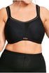 Sculptresse Plus-Size Non-Padded High-Impact Underwire Sports Bra