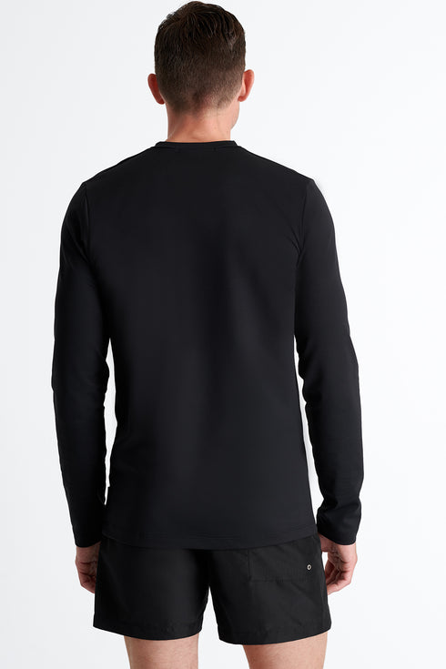 Shan Actuel Textured V-neck long sleeve jersey