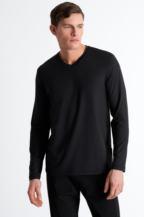 Shan Confort Microfiber long-sleeve V-neck