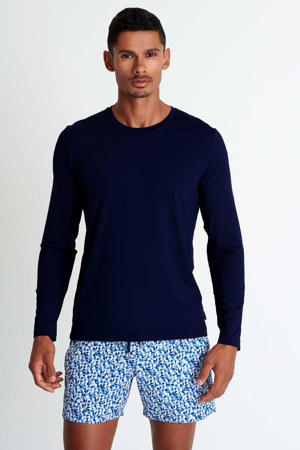 Shan Confort Microfiber long-sleeve crew neck