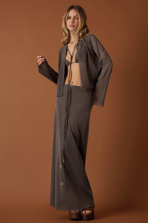 Shan Mia Long mesh skirt