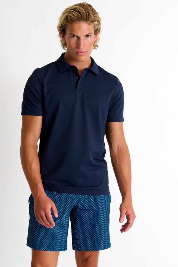 Shan Actuel Textured Jersey Polo - 62513-47-590