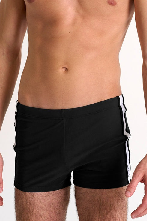 Shan Rétro Fitted short swim trunks