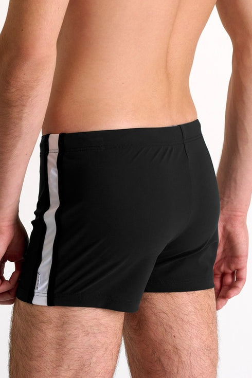 Shan Rétro Fitted short swim trunks