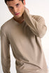 Shan Actuel Textured V-neck long sleeve jersey