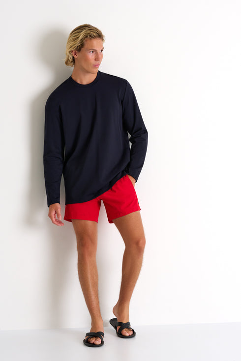 Shan Henry Fit Stretch And Quick Dry Swim Trunks