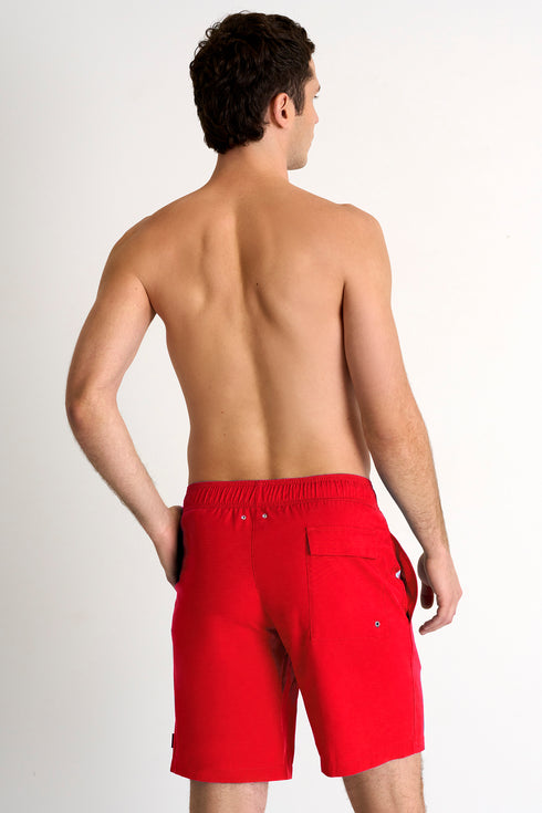 Shan Henry Long Fit Stretch And Quick Dry Swim Trunks