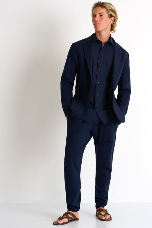 Shan Structured 3D Jersey blazer