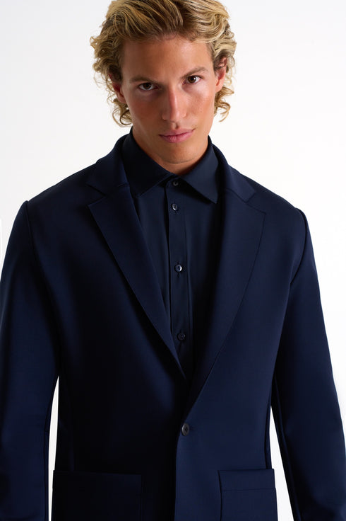 Shan Structured 3D Jersey blazer