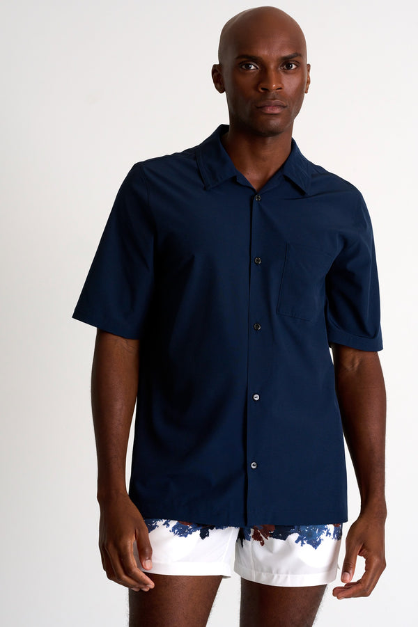 Shan Henry Short-sleeve casual shirt