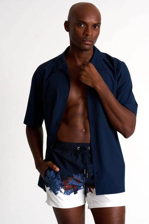 Shan Henry Short-sleeve casual shirt
