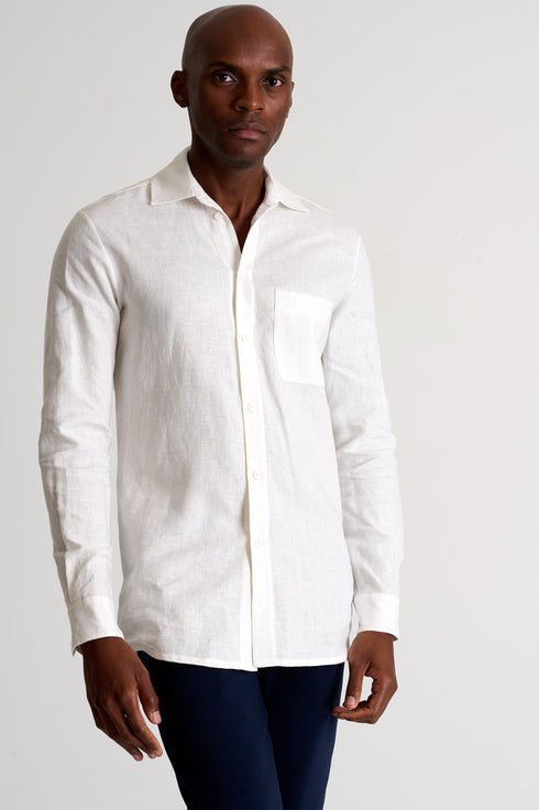 Shan Lin Classic linen shirt